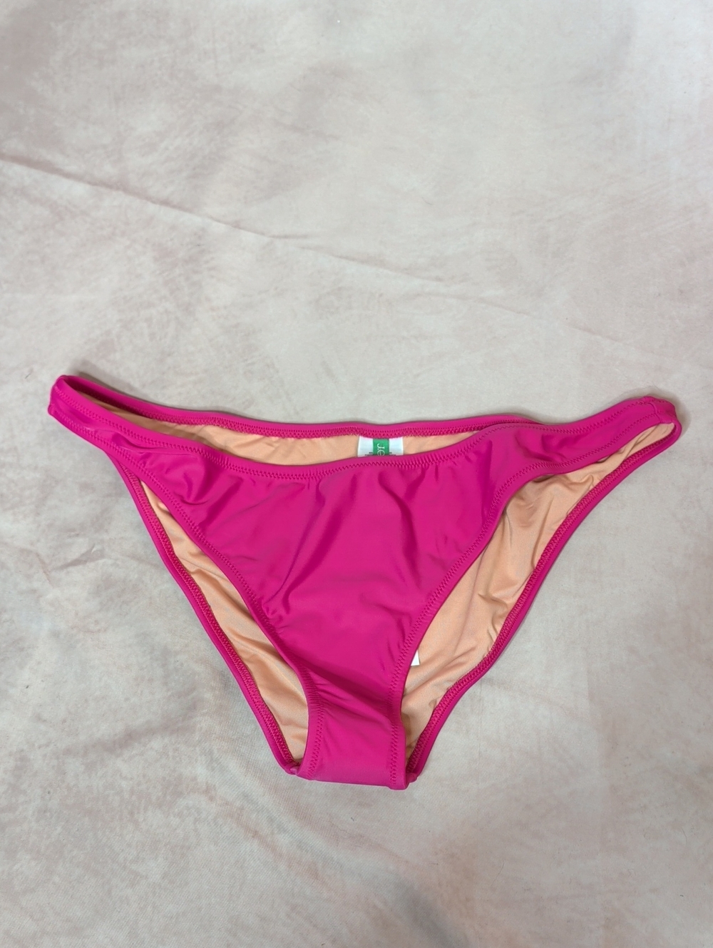 J. Crew Heritage 1989 high-leg bikini bottom in Hot Pink New with Tags Size XL